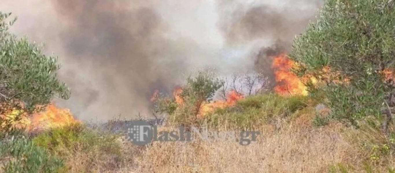 Σε εξέλιξη η «μάχη» για την κατάσβεση της πυρκαγιάς στην Κάρπαθο